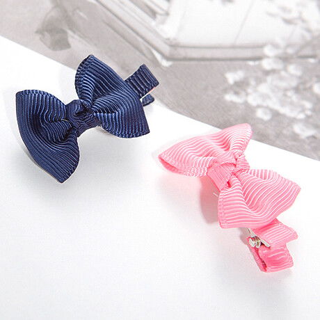 点缀童趣时光 韩国进口迷你蝴蝶结边夹带来的纯真与美好